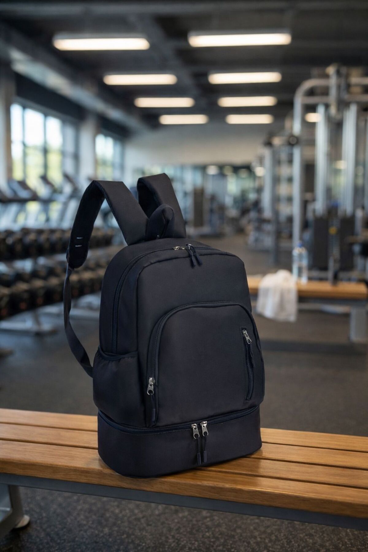 Genel Markalar  Sporcu Sırt Çantası - Ayakkabı Bölmeli , Tablet, Telefon Bölmeli , Su Geçirmez Sporcu Sırt Çantası - Görsel 5