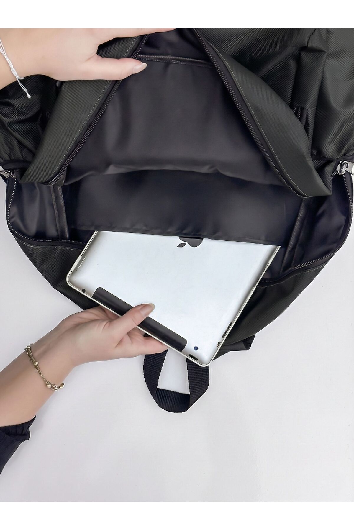 Genel Markalar  Sporcu Sırt Çantası - Ayakkabı Bölmeli , Tablet, Telefon Bölmeli , Su Geçirmez Sporcu Sırt Çantası - Görsel 7