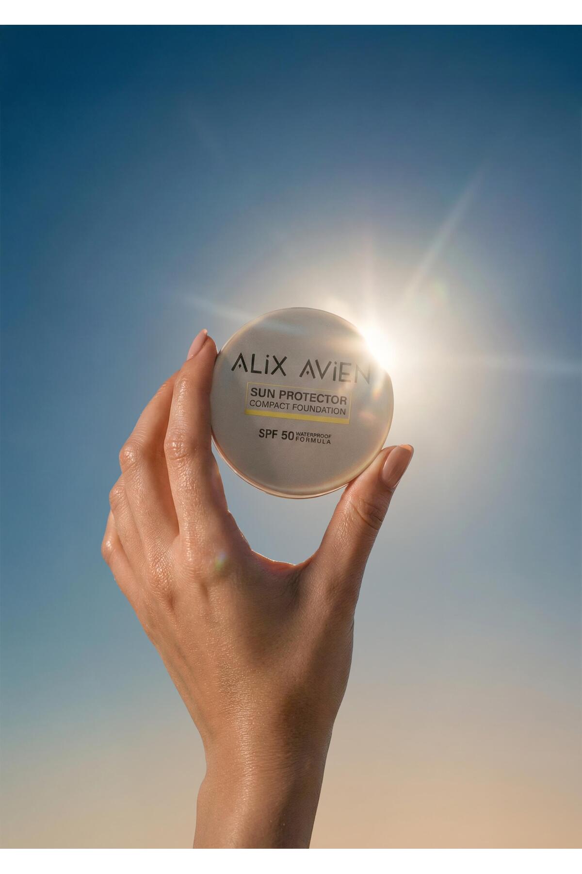 کرم پودر فشرده ضد چروک با پوشش بالا و ضد آب SPF50 - کرم پودر فشرده سبک — بژ KOMPAKT — تصویر 6 از 8