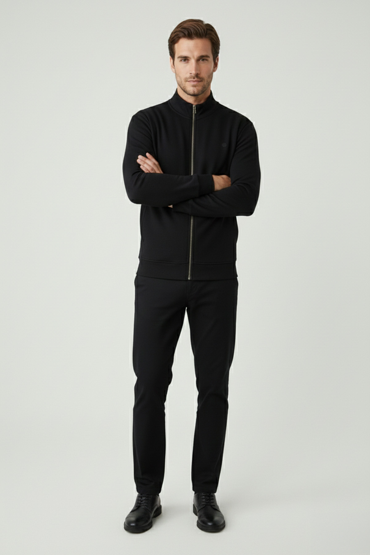 Buratti  Pamuk Karışımlı Regular Fit Dik Yaka Hırka Erkek HIRKA 5901223 - Görsel 6