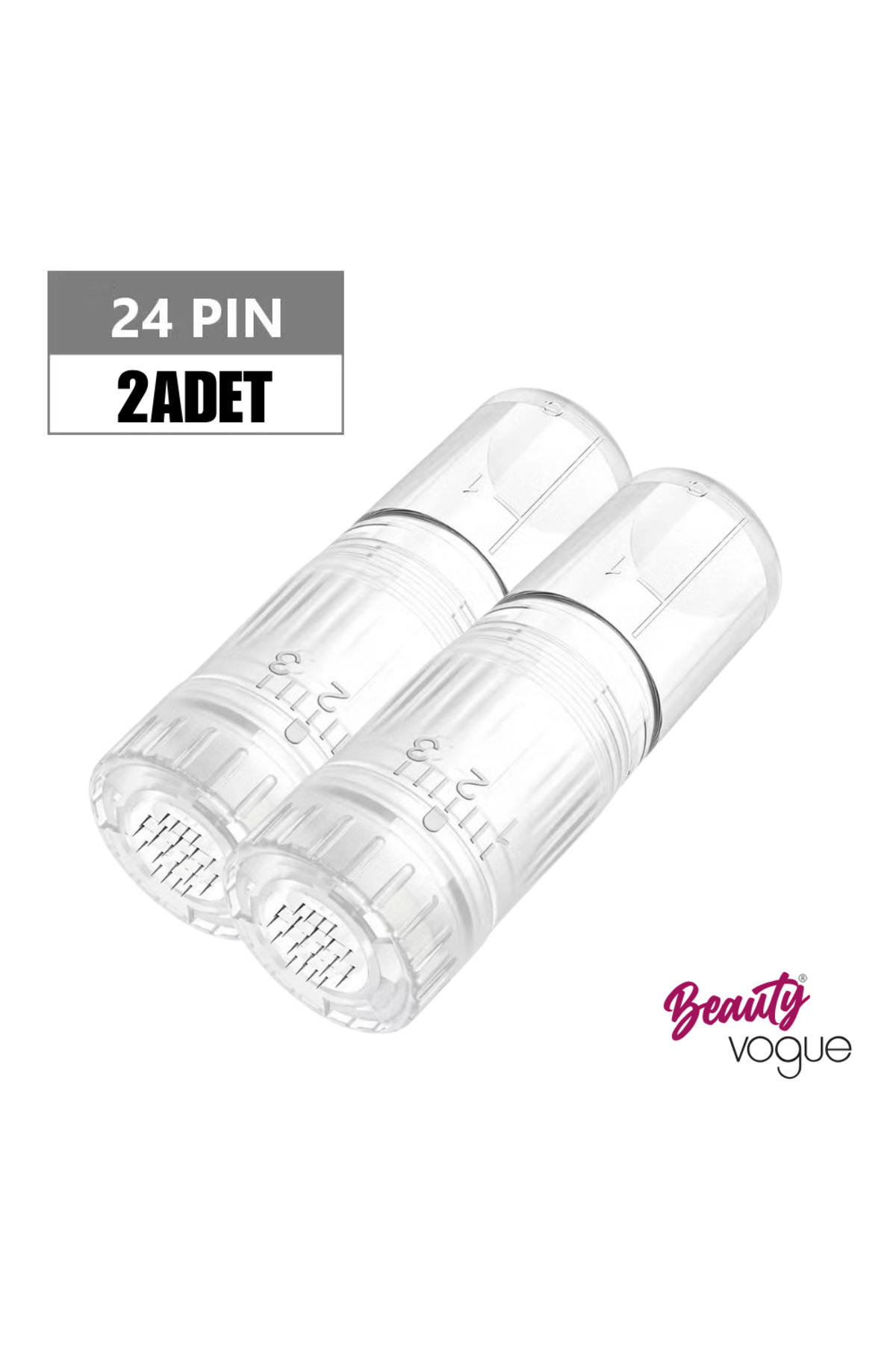 2 adet H5 Hydra Pen Iğnesi 24 Pin Mezoterapi Dermapen Kartuşu — hydra24pinh5