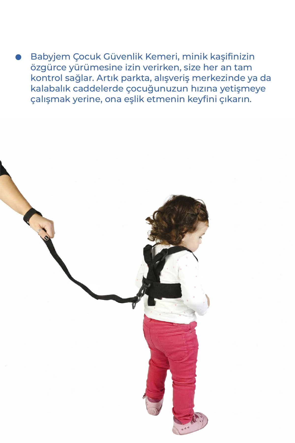 Babyjem Çocuk Güvenlik Kemeri Siyah fotoğrafı 2 (önizleme)