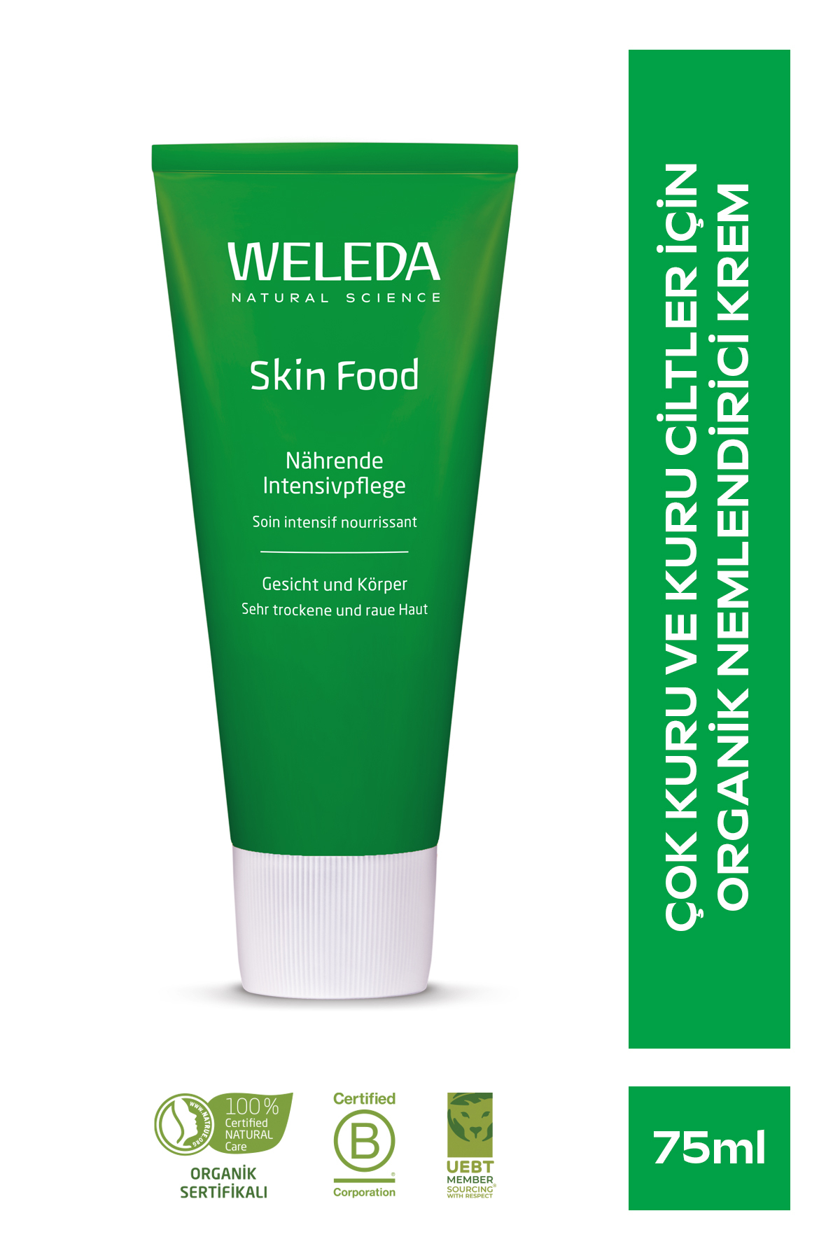 Weleda 75 ml Skin Food Organic Moisturizing and Nourishing Cream - Curative Cut
