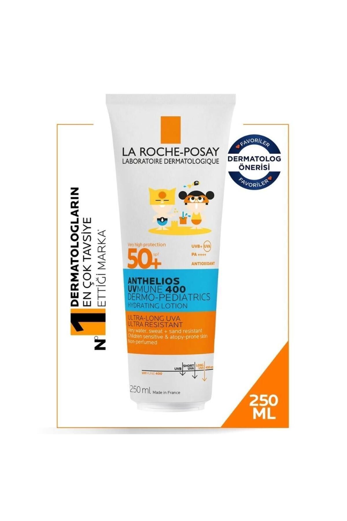 La Roche Posay Anthelios Dermo Pediatrics Hydrating Milk Spf50 250 ml fotoğrafı 2 (önizleme)