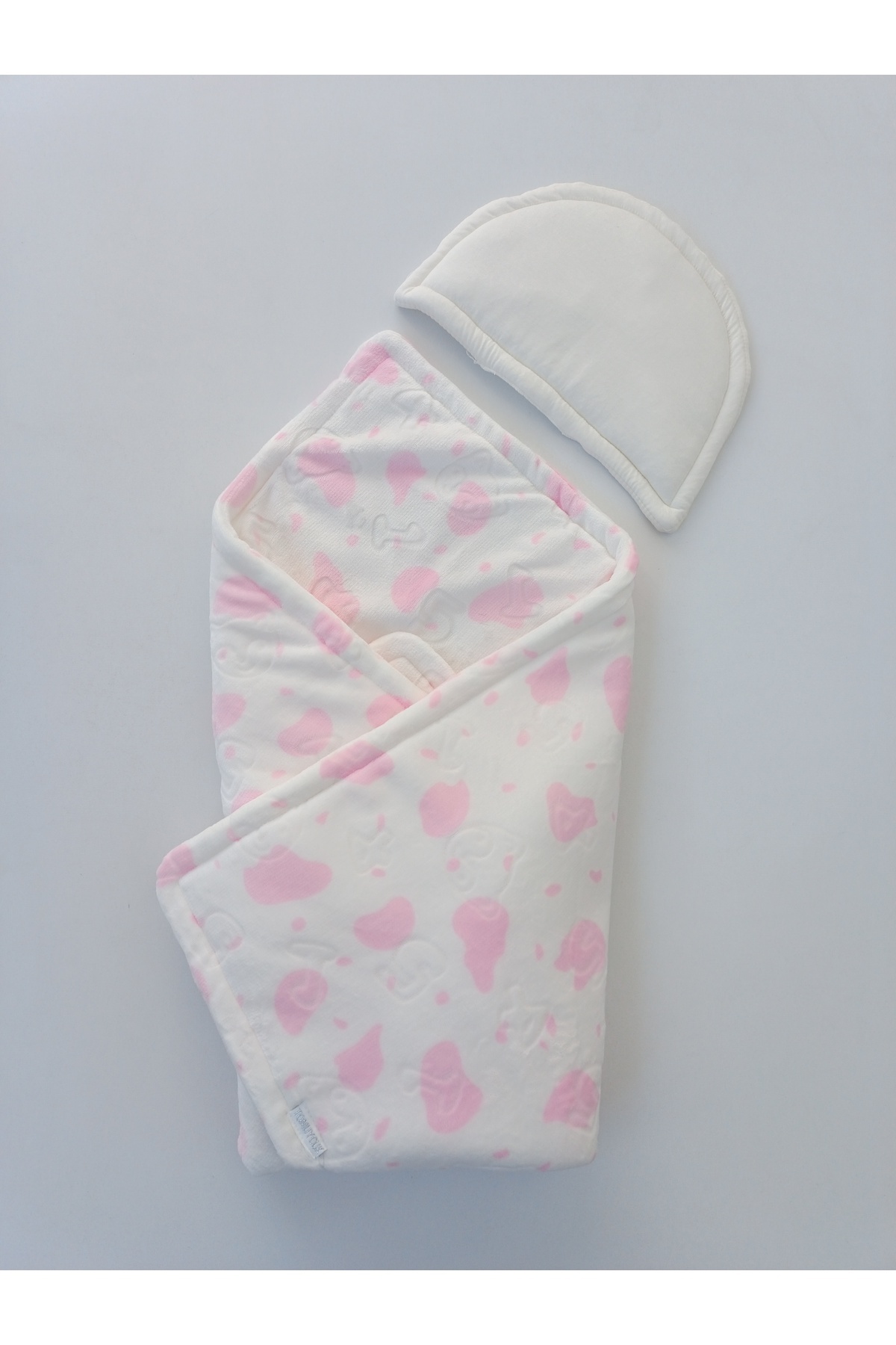 Tomuycuk Pembe Kız Bebek Battaniyesi Yorganı Yastıklı Çift Taraflı Fonksiyonel Kullanım Yenidoğan fotoğrafı 6 (önizleme)