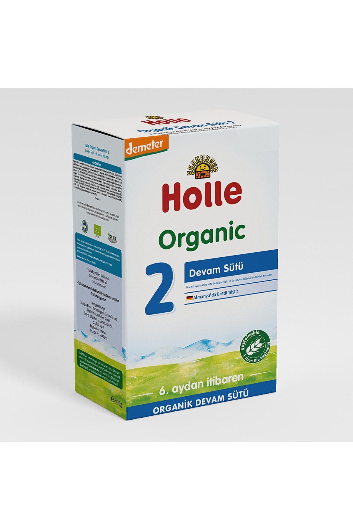 Holle Organik 2 Bebek Devam Sütü 600 gr +6 Ay NO COLOR 2 fotoğrafı 3 (önizleme)