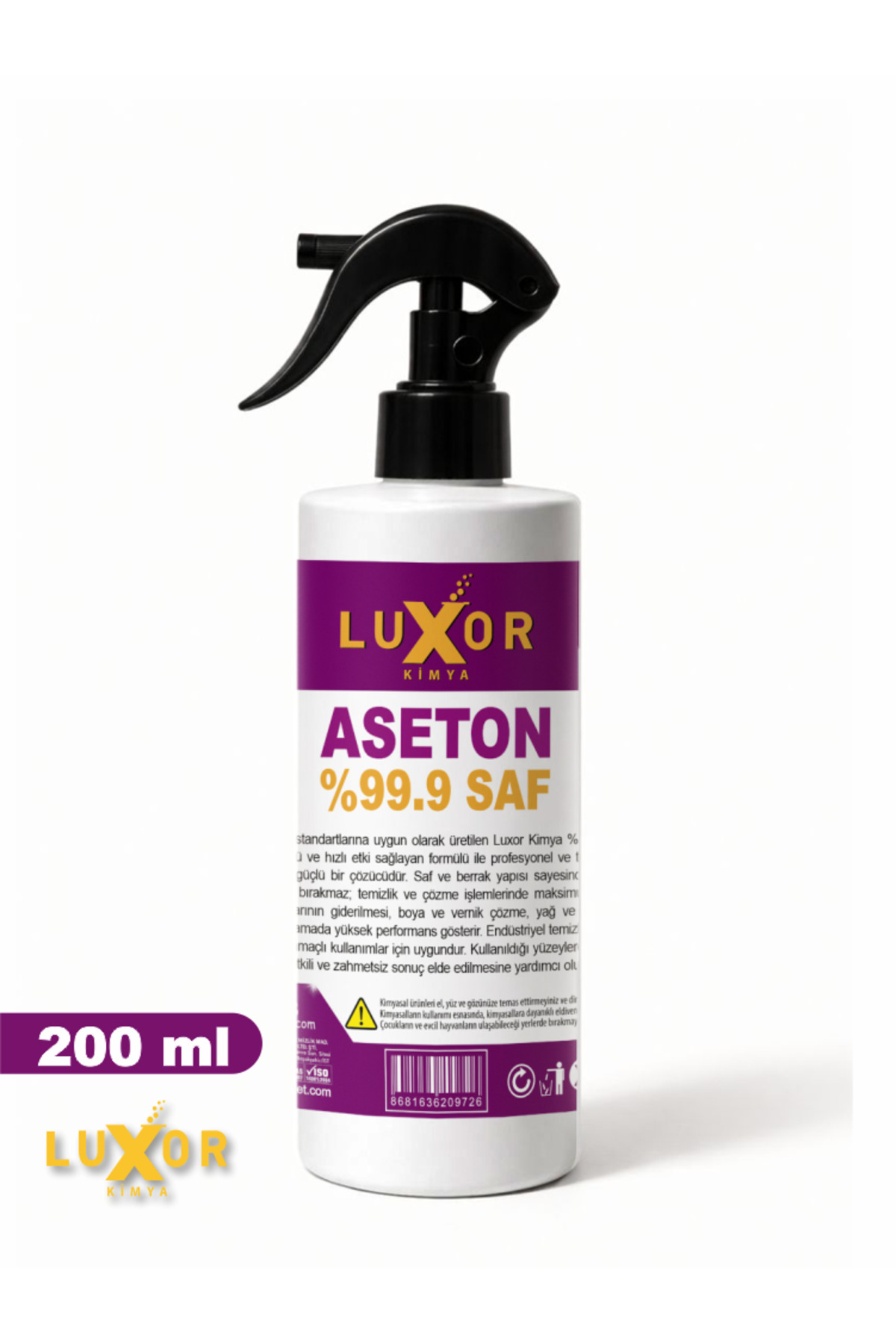 Saf Aseton 2 X 200 Ml — LXRSA2X200ML — تصویر 2 از 2