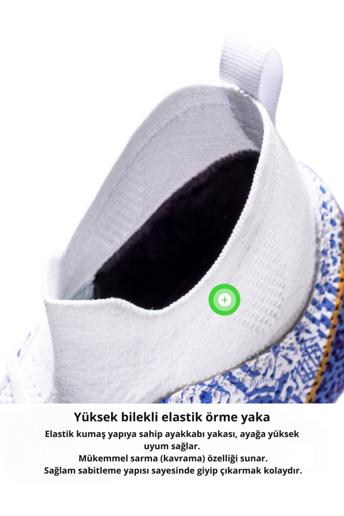 Unigoljoy Yüksek Bilekli, Yetişkin ve Çocuk, Halı Saha, Çim Saha, Hafifletilmiş Tabanlı Krampon görsel 4