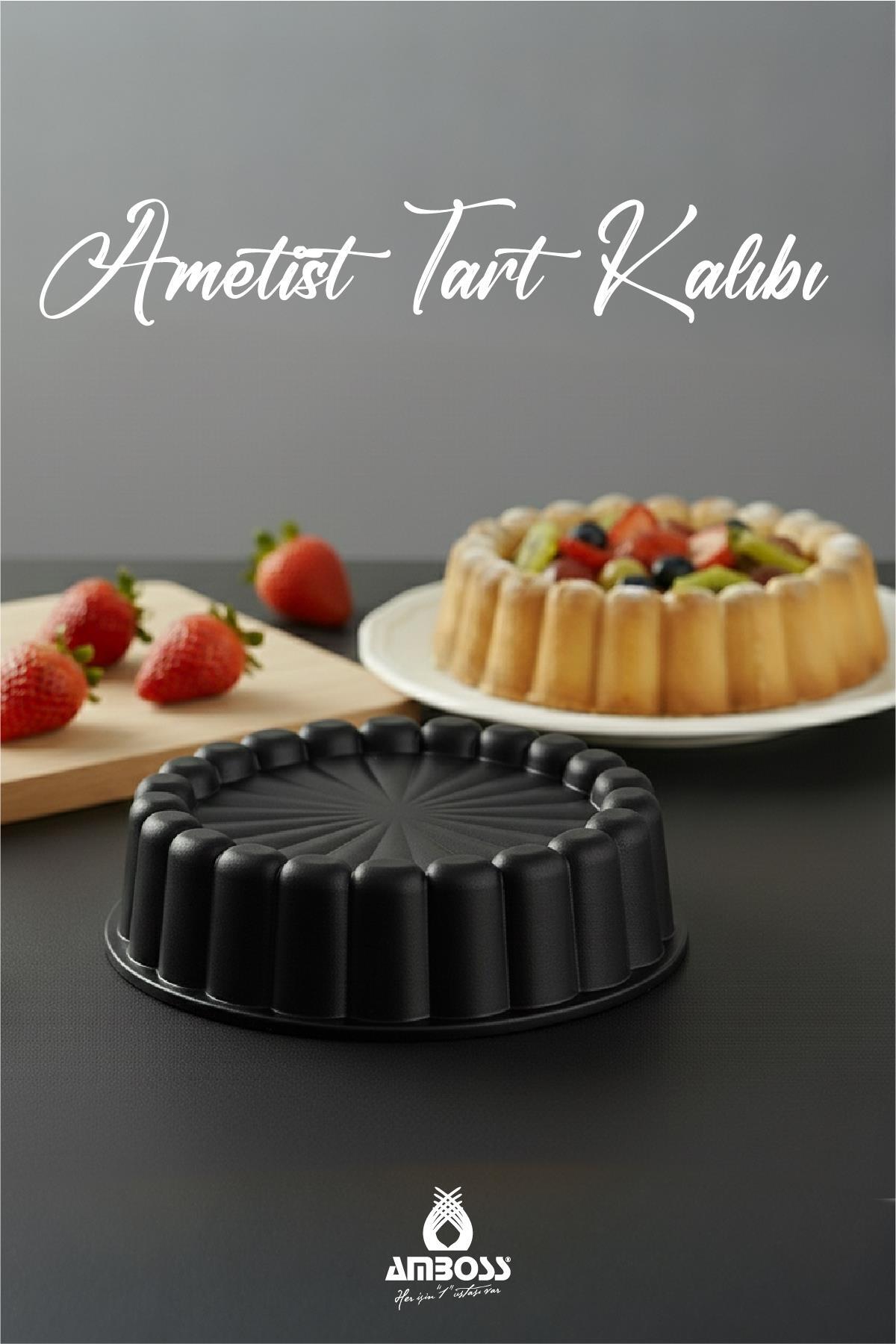 Amethyst 26 cm Casting Pie Mold ( Black )