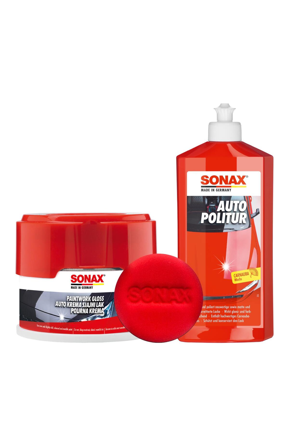 Sonax Hızlı ve Kolay Çizik Giderme ve Parlatma Seti (Standart