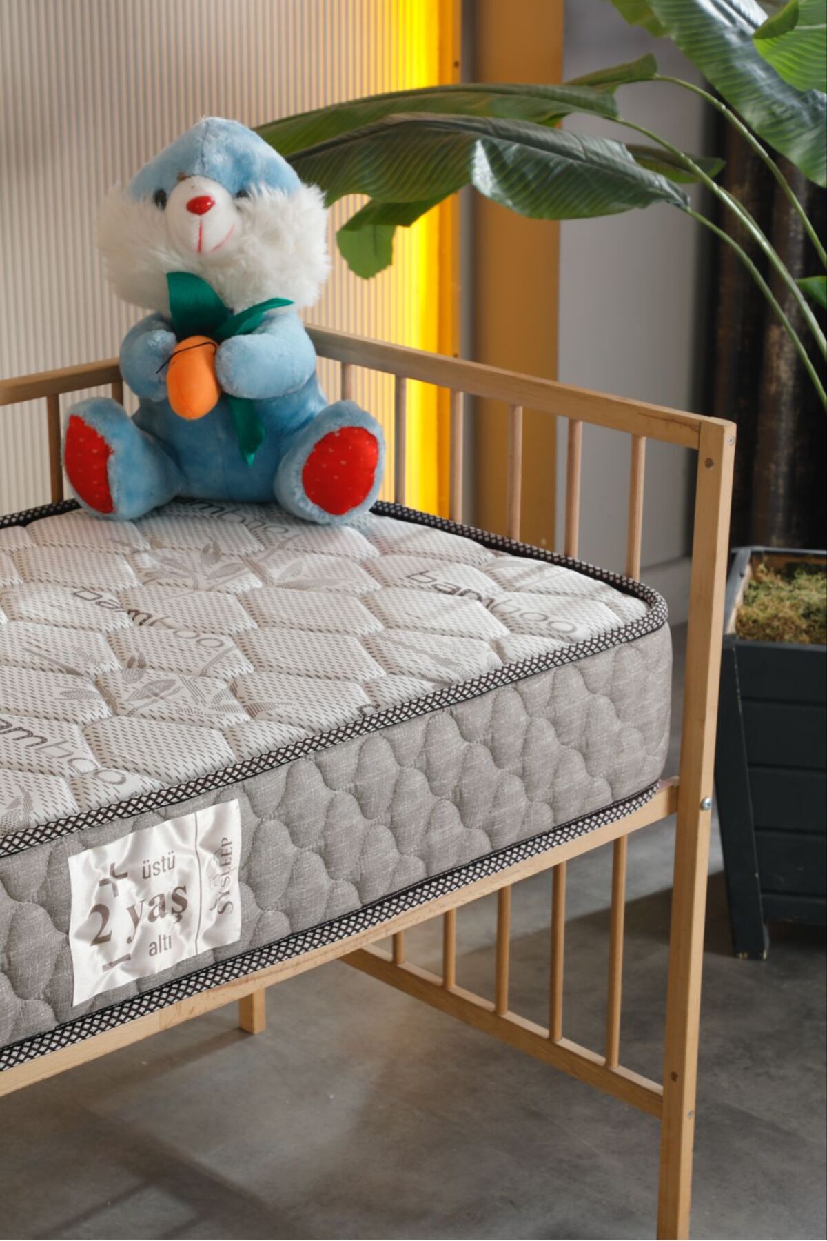 sysleep 15 Cm Ortopedik Sünger Bebek Yatağı, Beşik Yatağı, Park Yatak fotoğrafı 2 (önizleme)