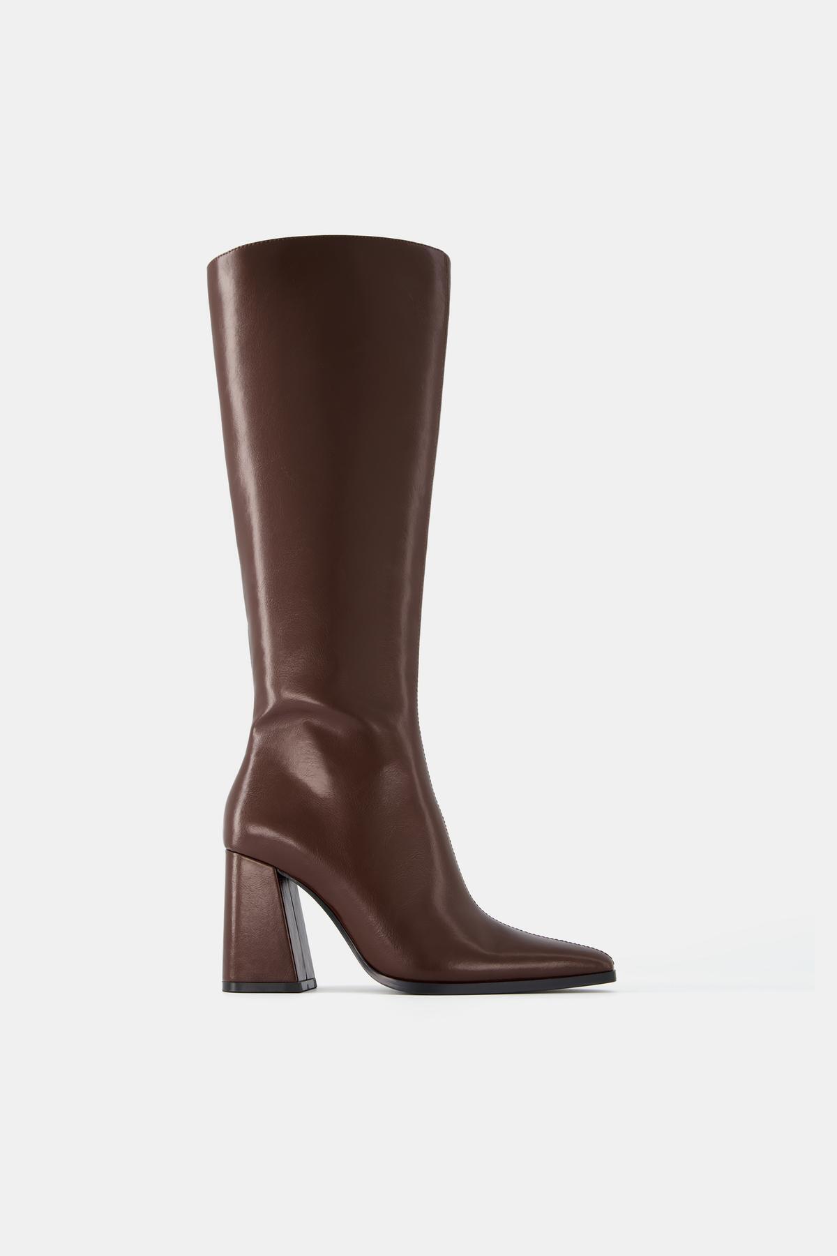 Thick heeled boots