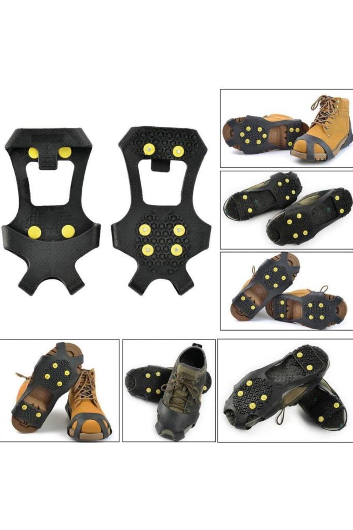 SİNGLE SWORD  Bot Kar Paleti Ayakkabı Kar Paleti-Kar Patik Geçmeli Bot Kayma Önleyici 40-45 - Görsel 4