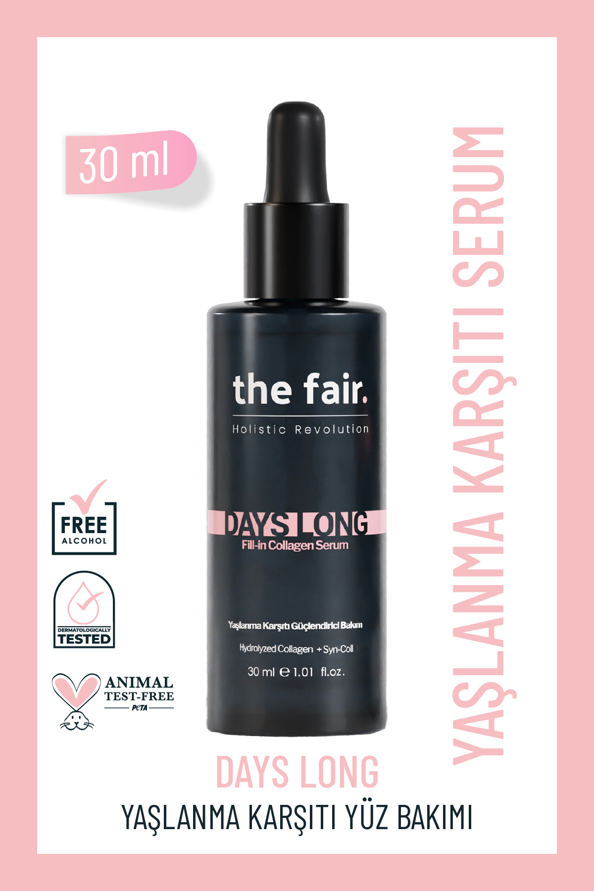 the fair. Days Long Kolajen Cilt Serumu %3 Hidrolize Kolajen Kırışıklık Ve Yaşlanma Karşıtı Serum 30 ml — ZZ.VV.SGT.2021/0508