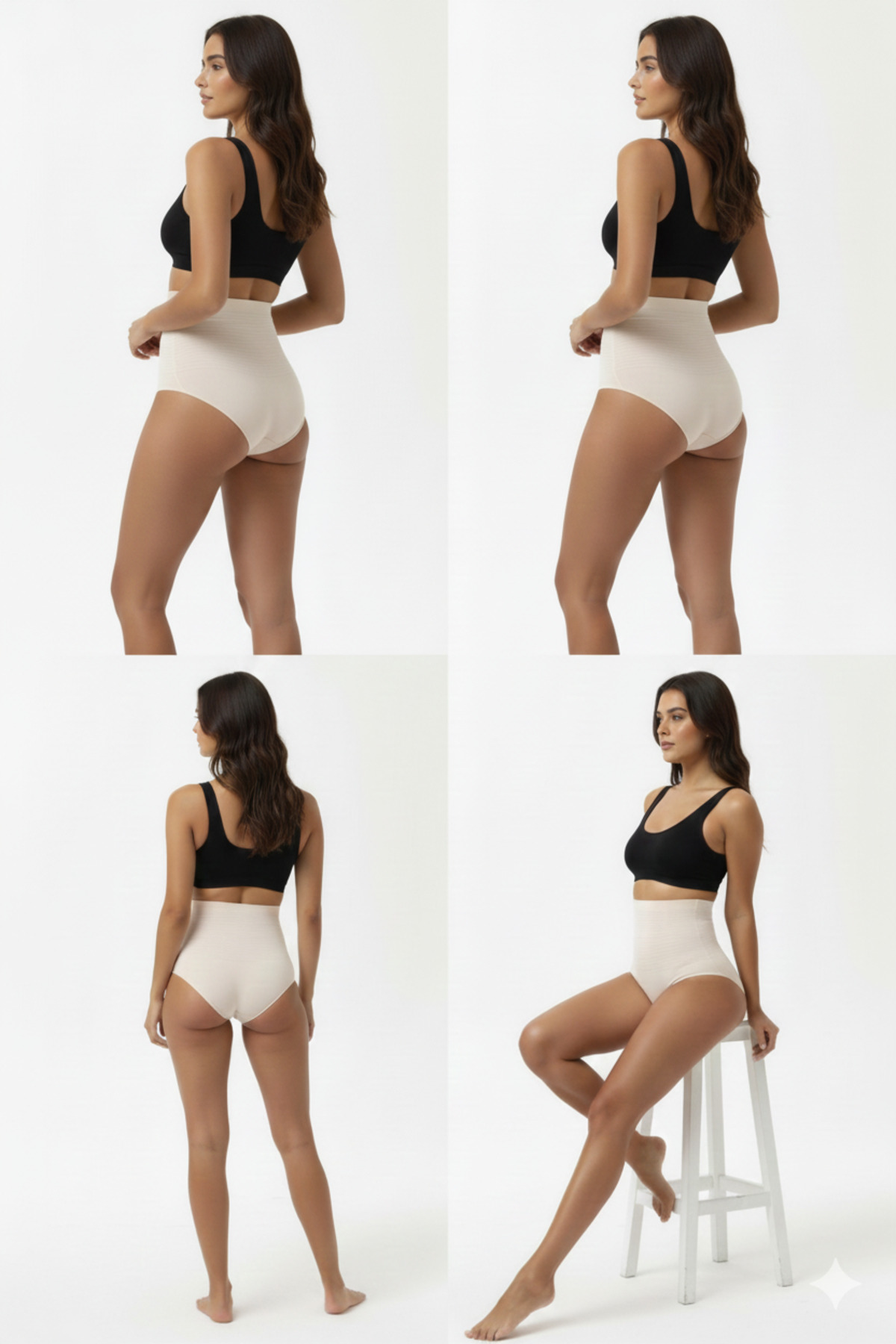 Sweet Sauna Dikişsiz Vücut Şekillendirici Yüksek Bel Külot Sıkılaştırıcı Nefes Alabilen Korse görsel 6