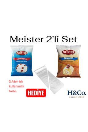 Meister 2li set - Toz Krema ve Toz Krem Şanti (HEDİYELİ) - pastacı kreması - ...