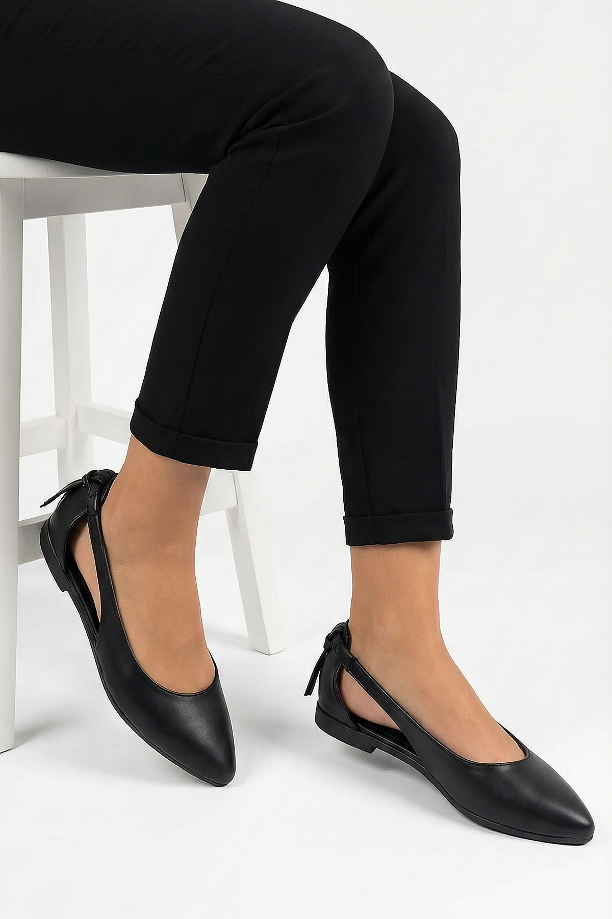 StWenn  Kadın Babet Rahat Ortopedik Taban Ayakkabı Deri Cilt - Görsel 2