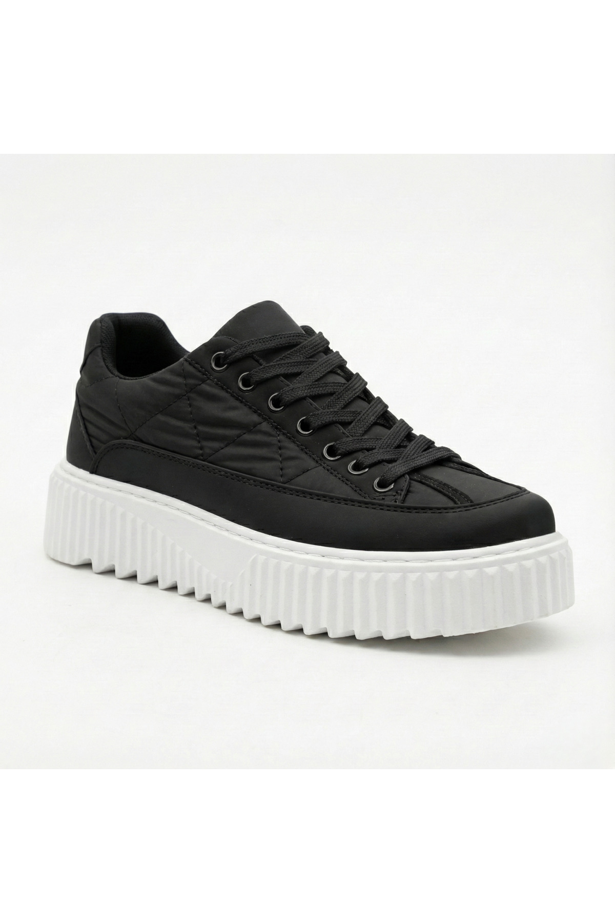 BA0801 BOA Black-White Parachute Fabric Casual Men's Shoes – Breathable Structure