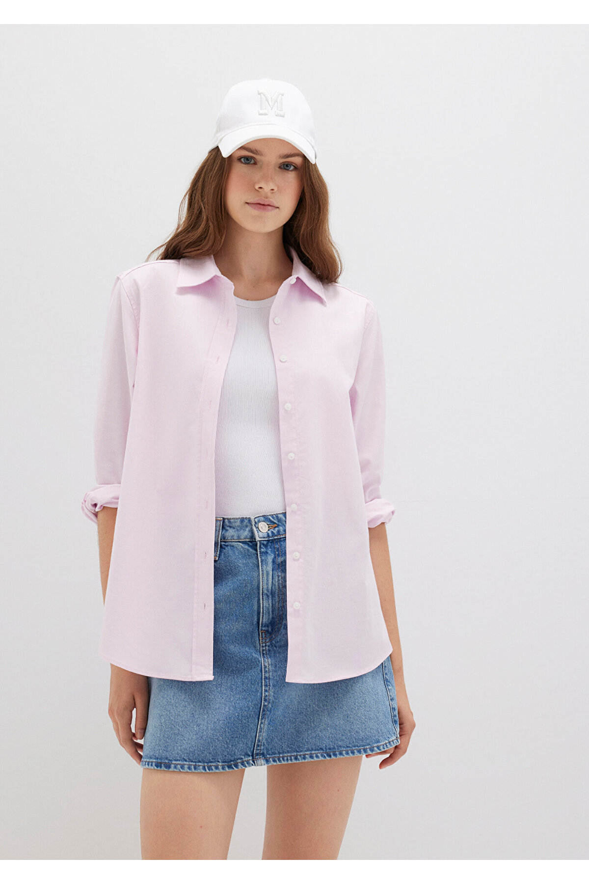 Pembe Gömlek Regular Fit / Normal Kesim 1211196-90722 — صورتی p00001859 — تصویر 3 از 7
