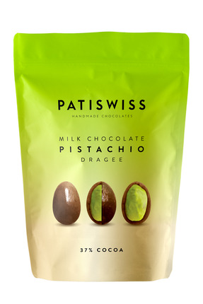 Patiswiss Dolce Karamel Çikolatalı Antep Fıstığı Draje, 80g