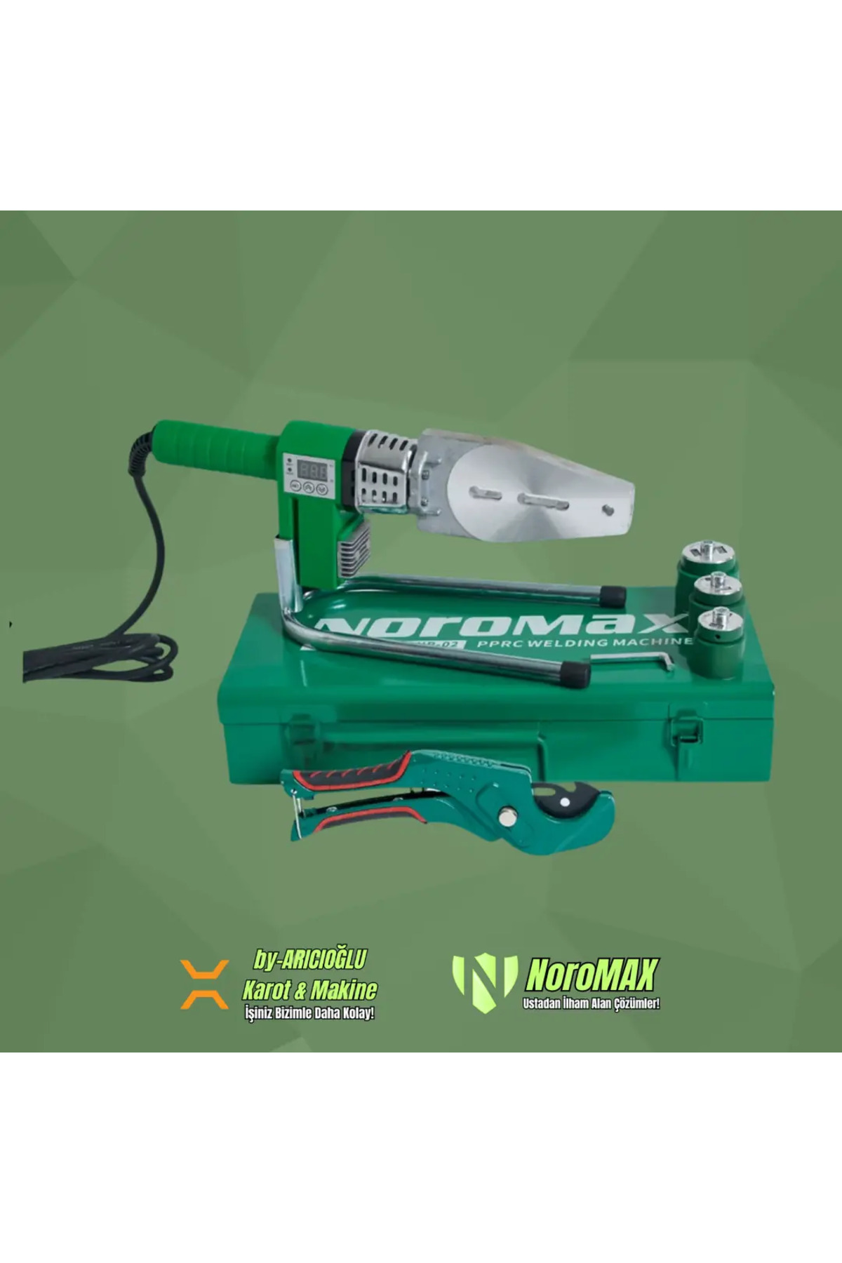 Noromax NR-02 Set 1600w Çift Rezidans 340 Derece Dijital Boru
