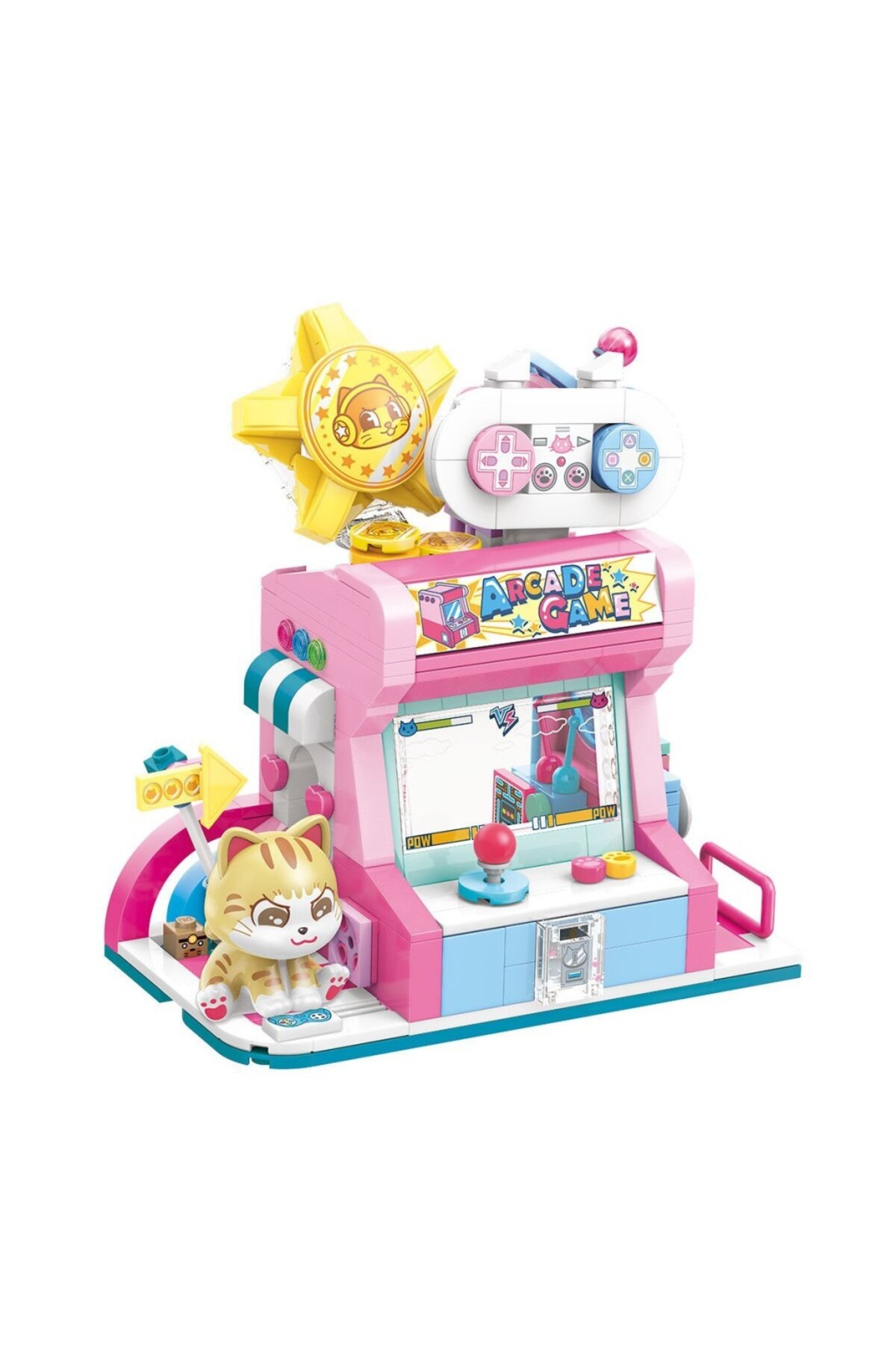 NW NessiWorld KP28019 Orange Cat Game Room Blok Seti -Vagon life fotoğrafı 2 (önizleme)