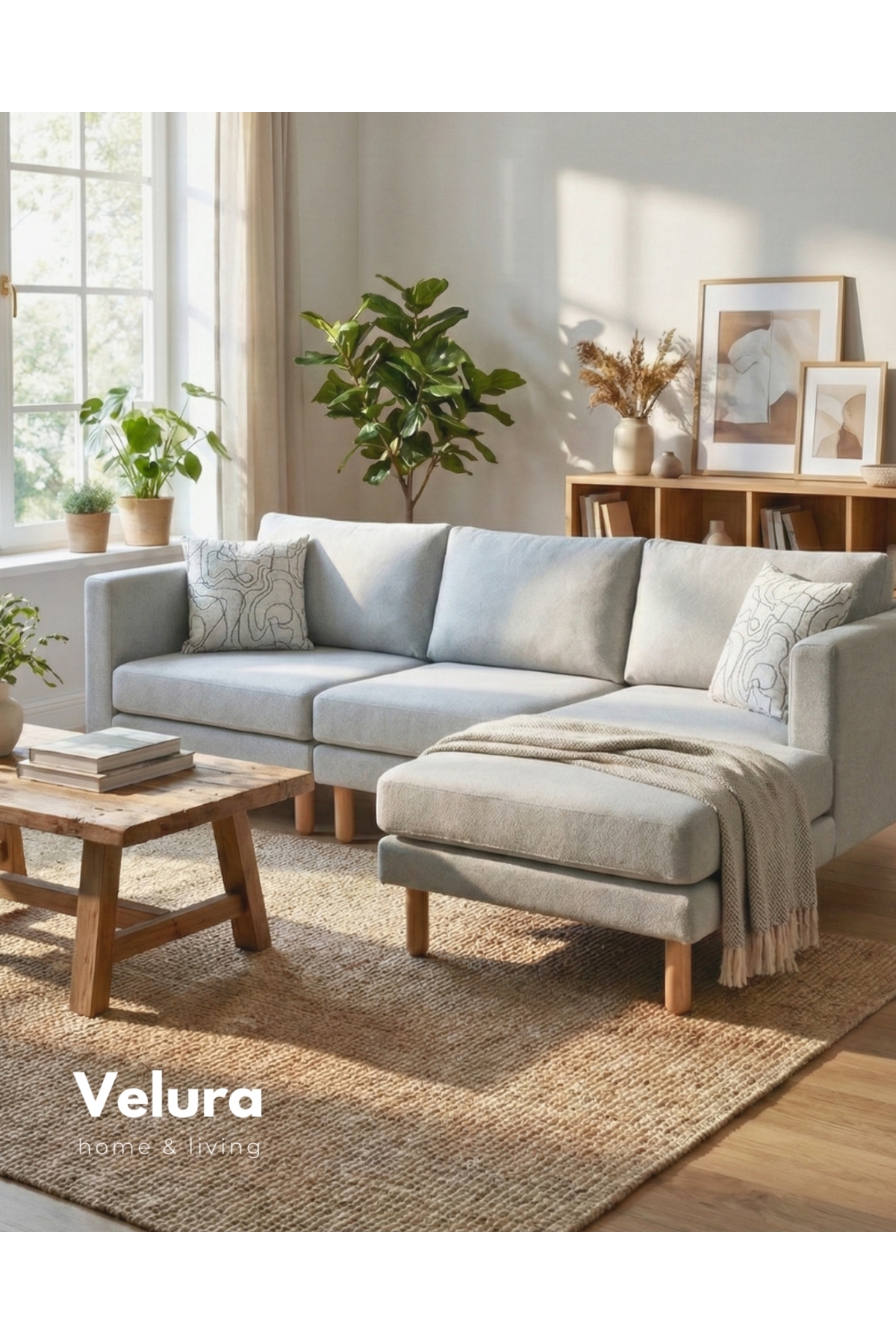 Armin Smart Corner Sofa Set & Modern Modular Bed Corner Set - White v101