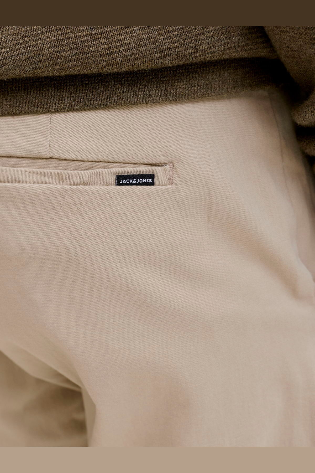 شلوار مردانه راسته فاق کوتاه | جک اند جونز Jack & Jones 12288462 - تصویر 8