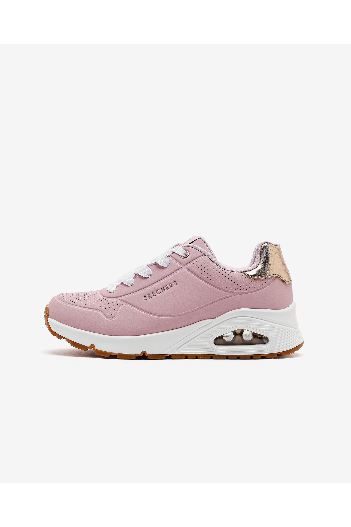 اسکچرز UNO GEN1 - کفش ورزشی دخترانه سایز بزرگ صورتی براق 310545L PNK