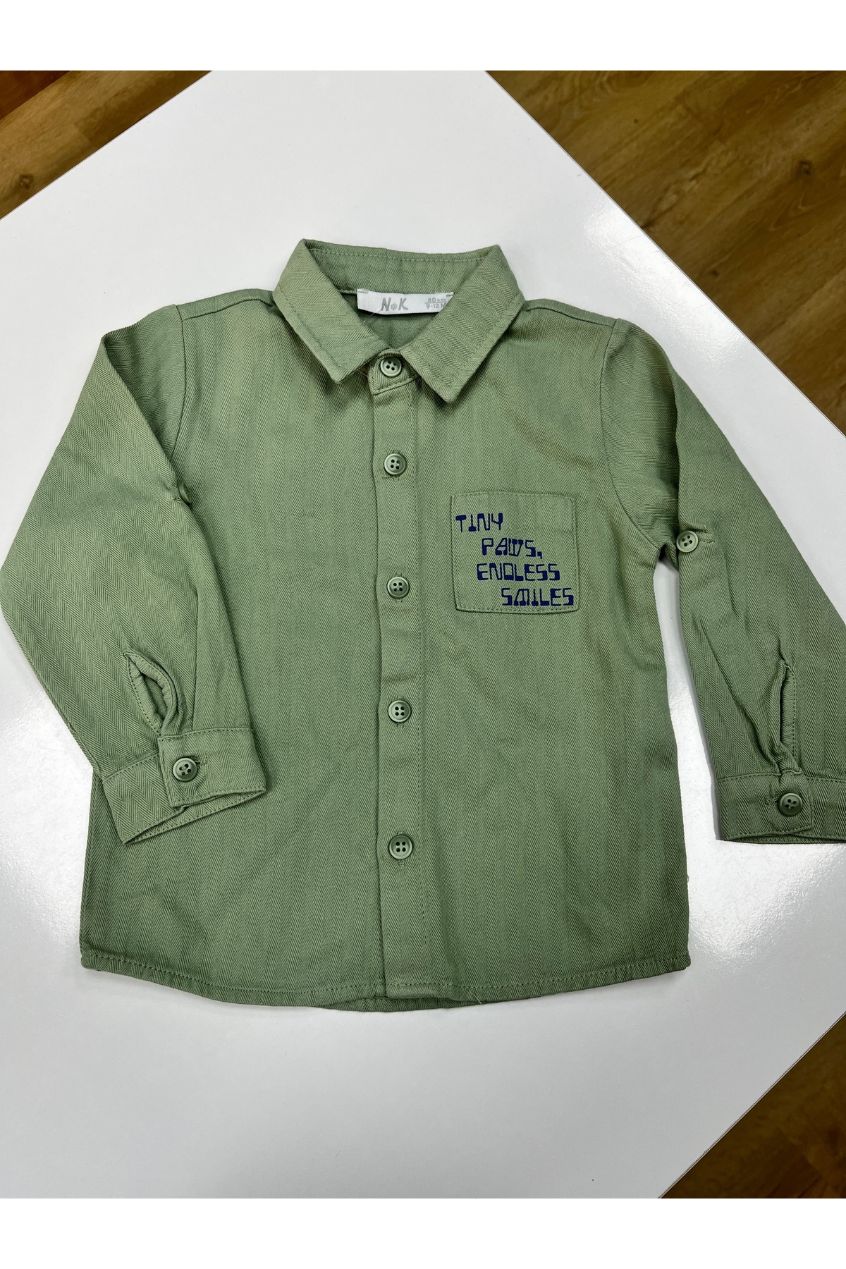 Nk Kids NK Erkek Bebek Keten Gömlek fotoğrafı 2 (önizleme)