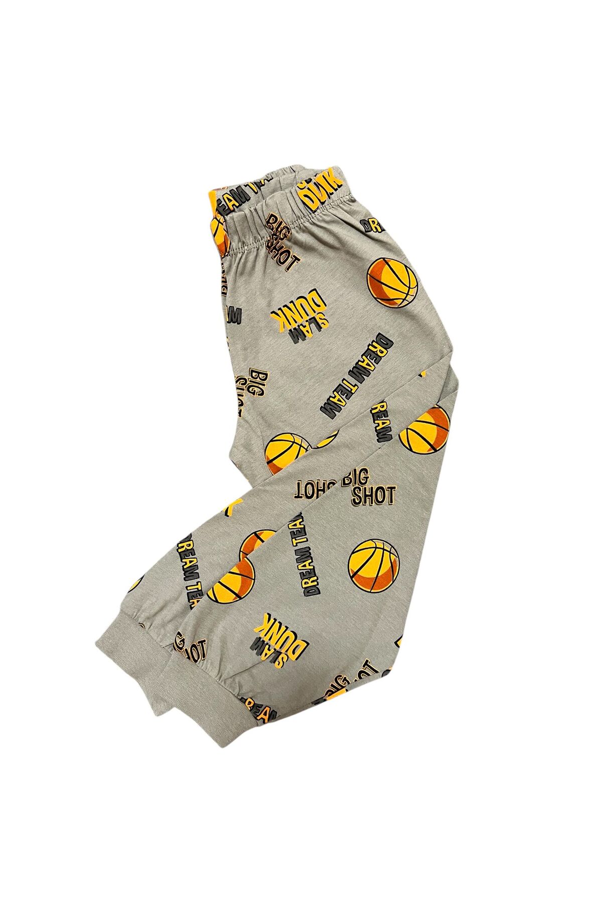 İsobel Kids GRİ BASKETBOL TEMALI %100 PAMUK SÜPREM KUMAŞ UZUN KOL ERKEK ÇOCUK PİJAMA TAKIMI fotoğrafı 6 (önizleme)