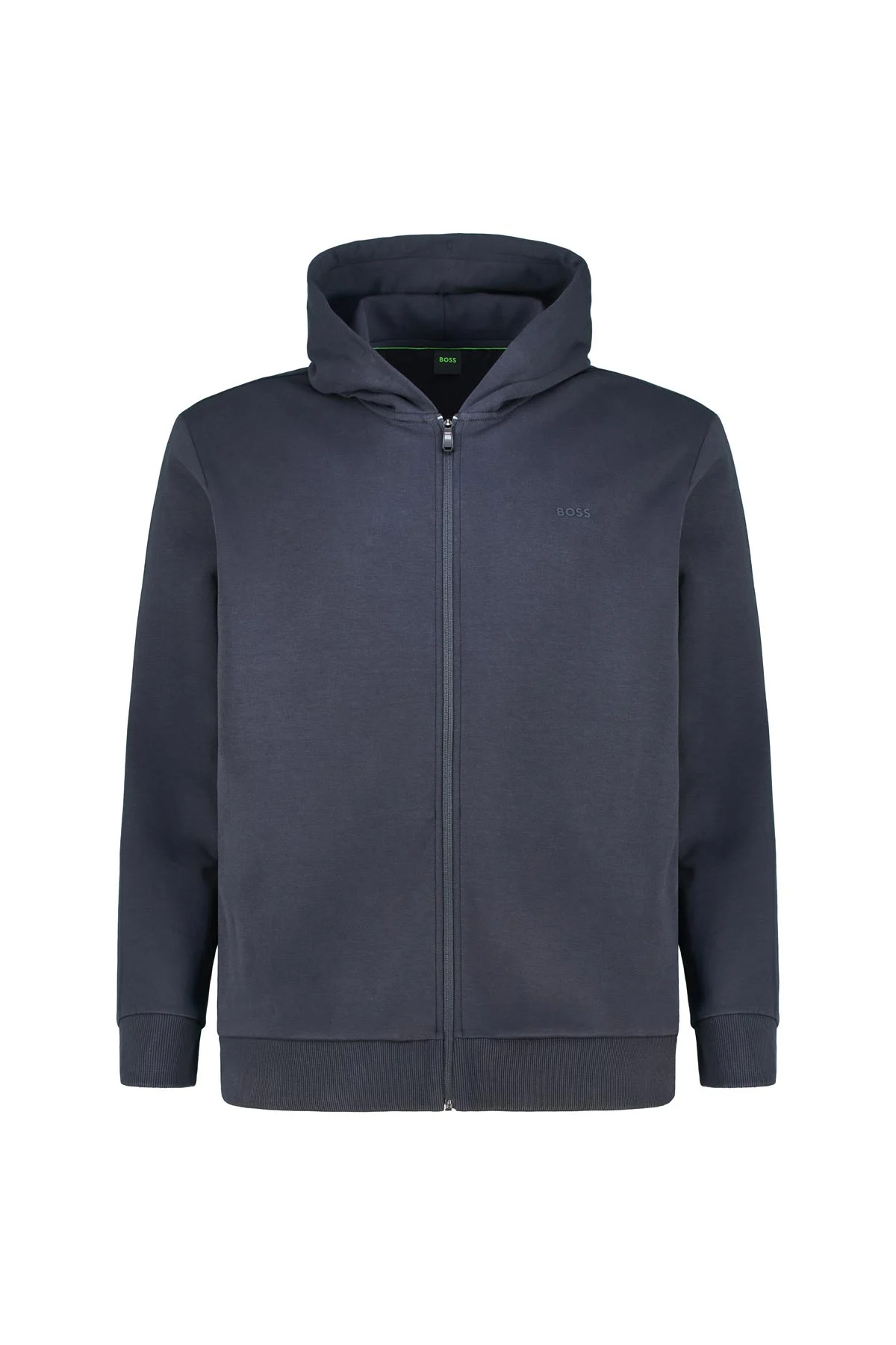 باس کاپشن مردانه نخی کلاه‌دار سرمه‌ای سایز معمولی، کد ۵۰۵۵۵۴۹۵-۴۰۲