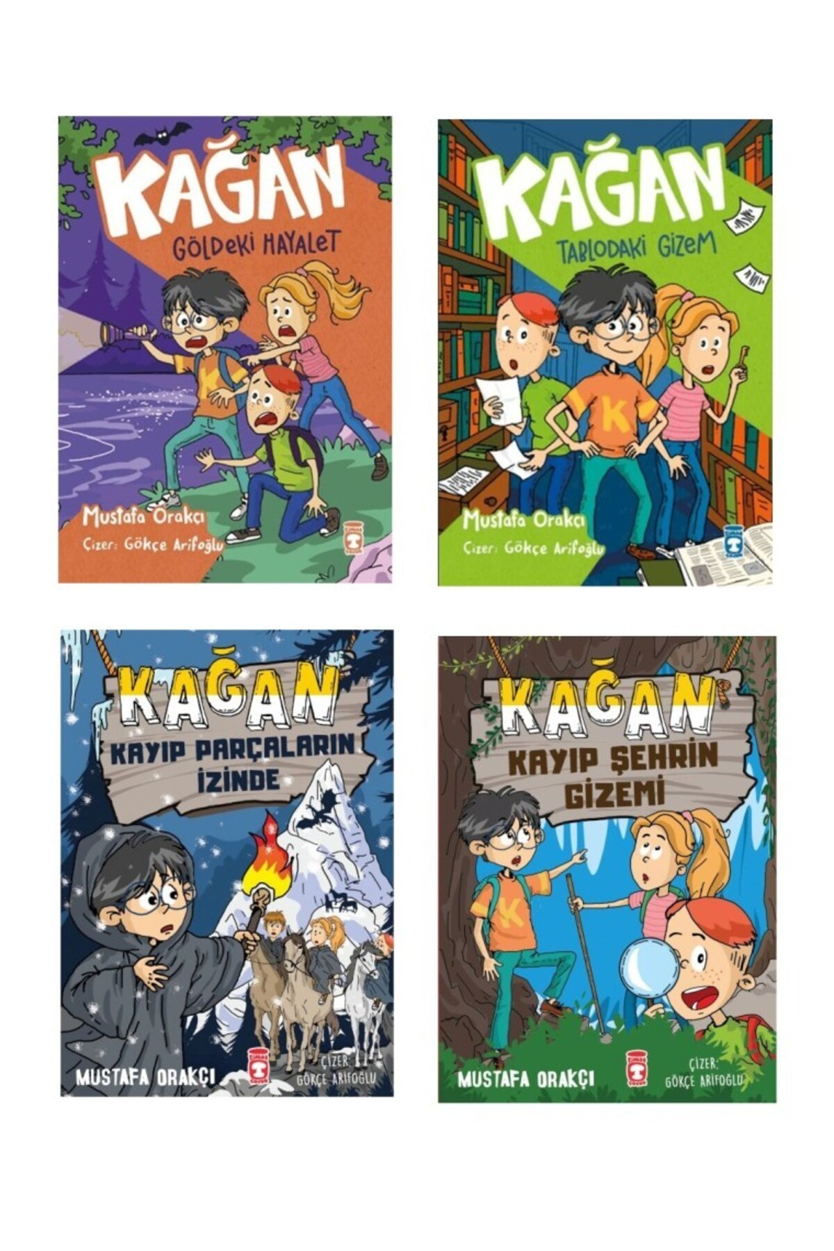 Timaş Yayınları Mustafa Orakçı Kağan Seti 4 Kitap (Kayıp Şehrin