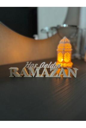Home Hoş Geldin Ramazan Yazısı ve Ramazan Kandili (led mum dahil)