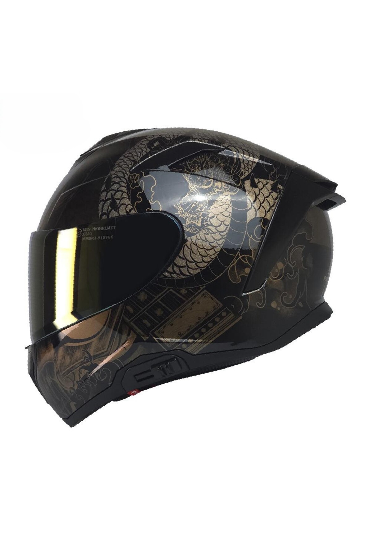 マナ③ MTS X-340 FULL FACE GÜNEŞ VİZÖRLÜ KASK (GOLDY) - Fiyatı, Yorumları