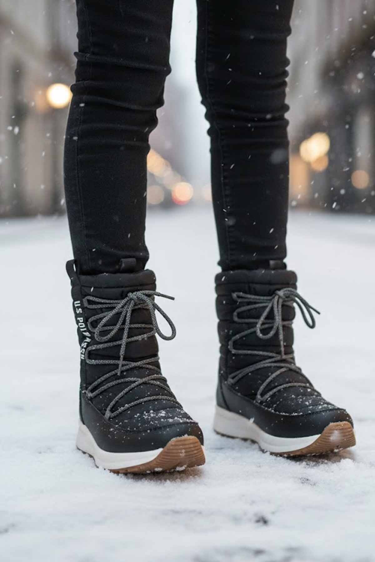 U.S. Polo Assn. Tan and Black Rain & Snow Boots with High-Top Design U.S. Polo Assn. Winter boots - sabbia/beige - Zalando main image 3