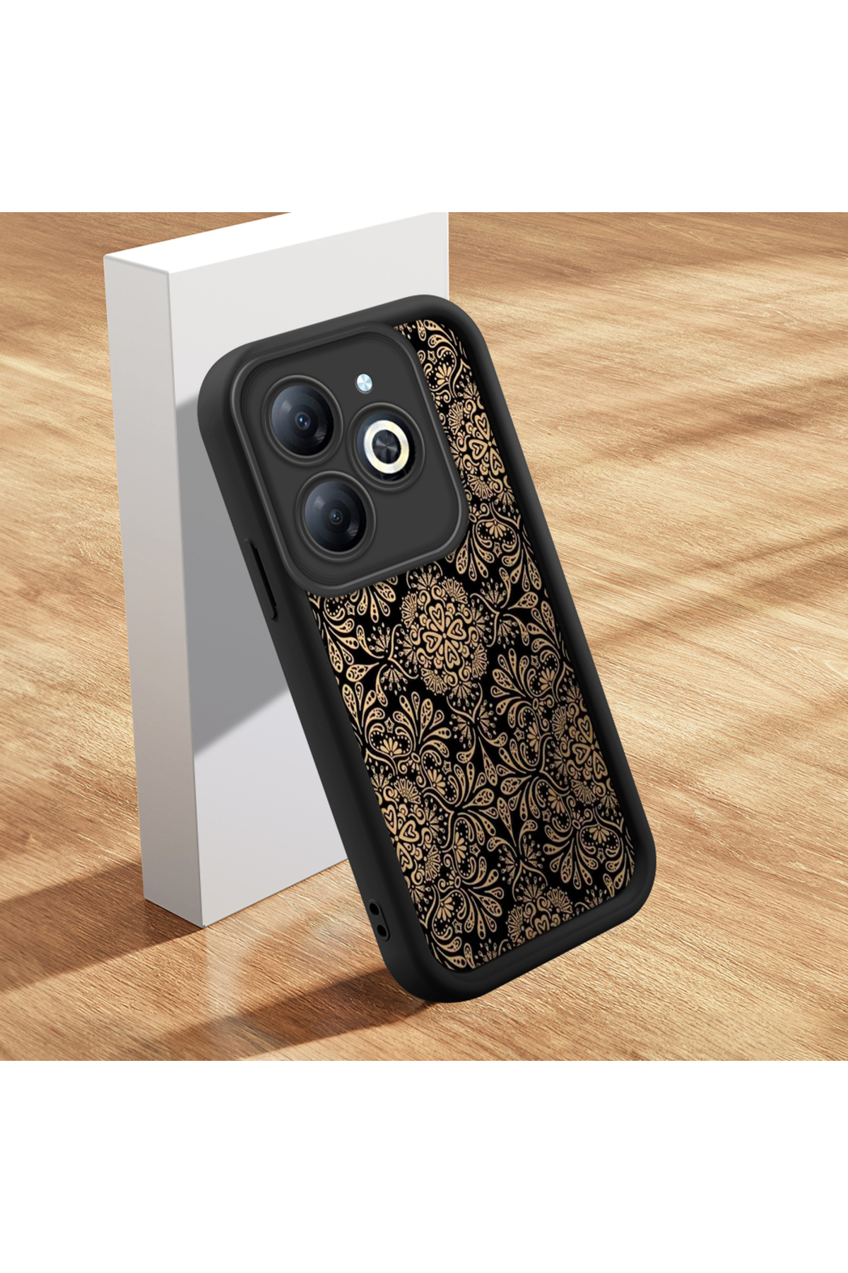 Infinix Hot 40i Compatible Soft Silicone Phone Case Anti Fall Texture