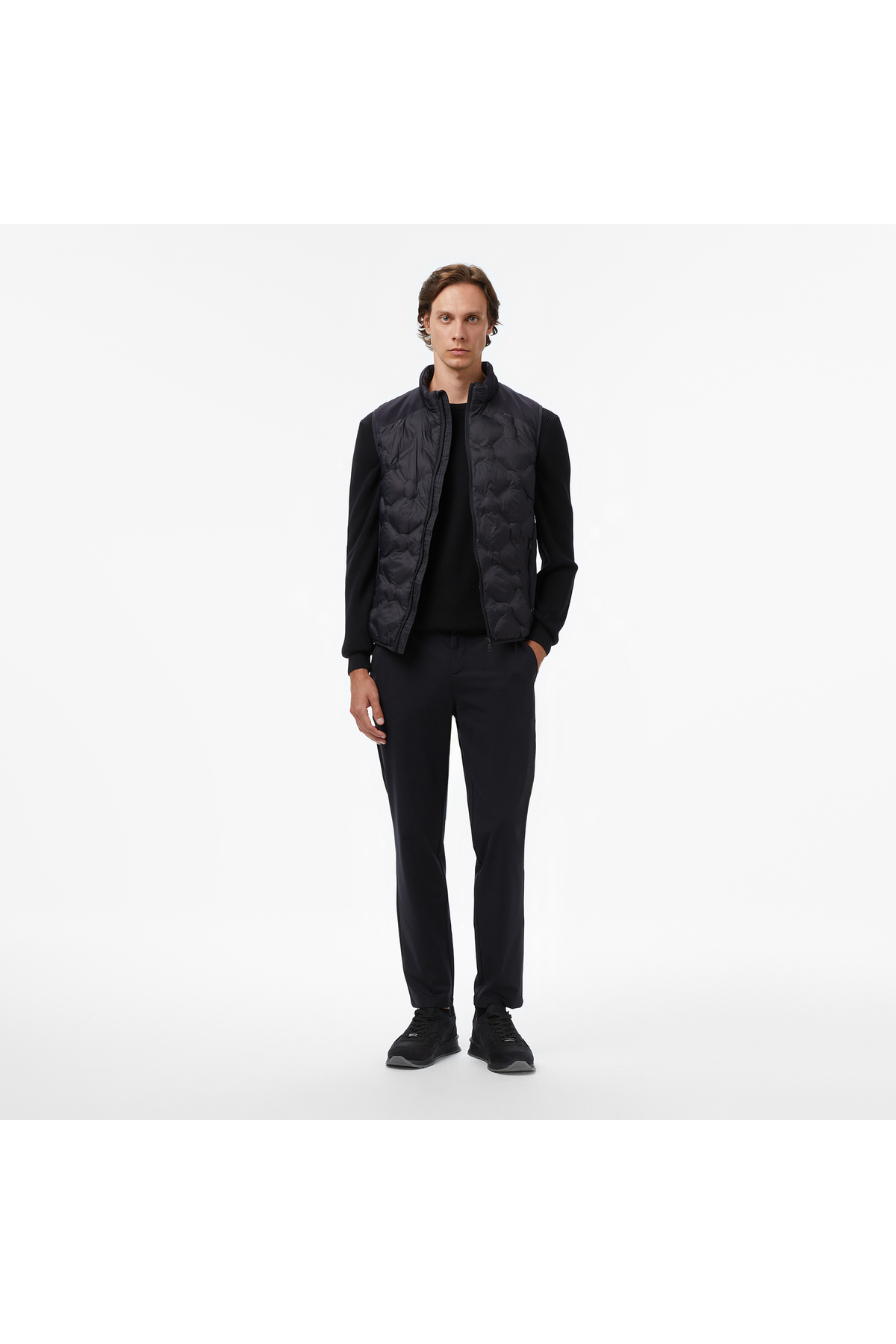 Nautica  Erkek Siyah Regular Fit Yelek - Görsel 3