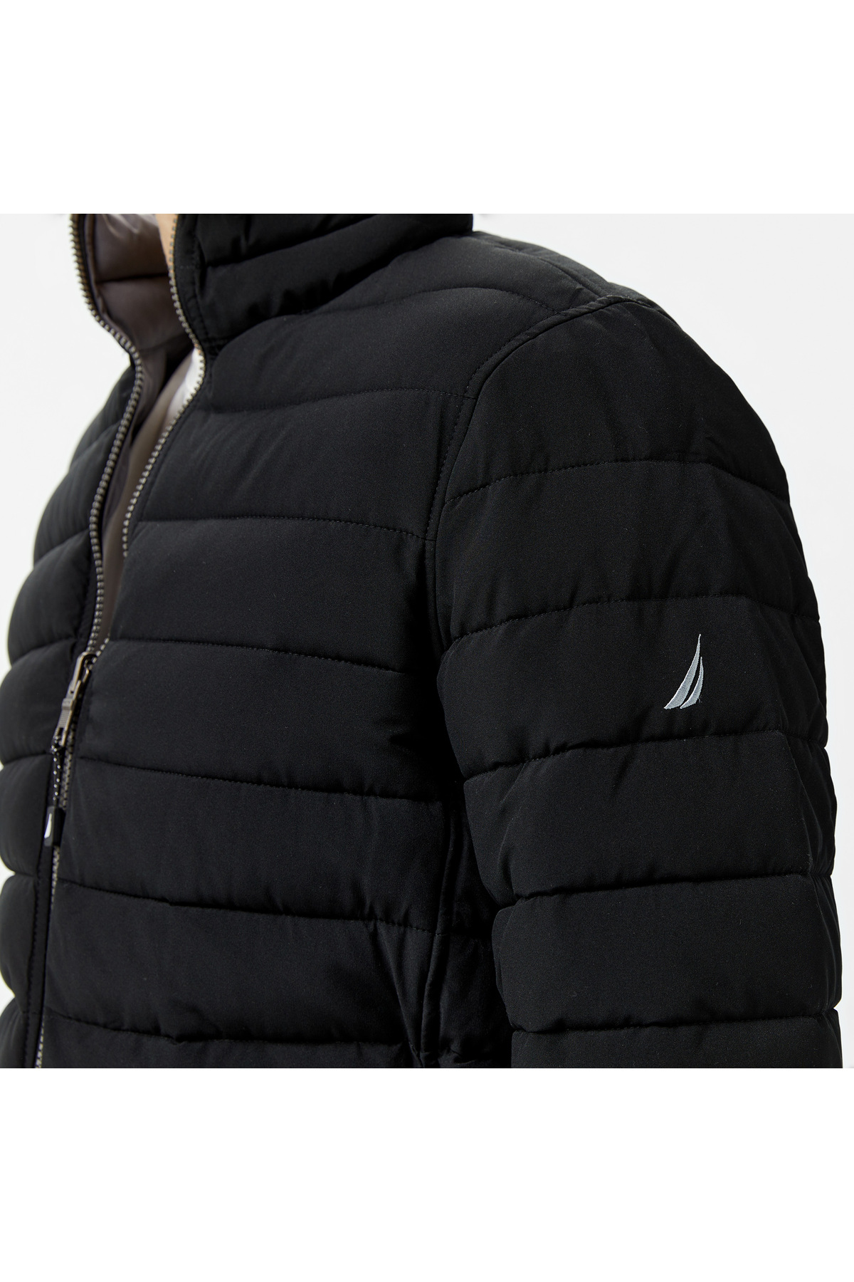 Nautica Erkek Siyah Regular Fit Çift Taraflı Mont görsel 5