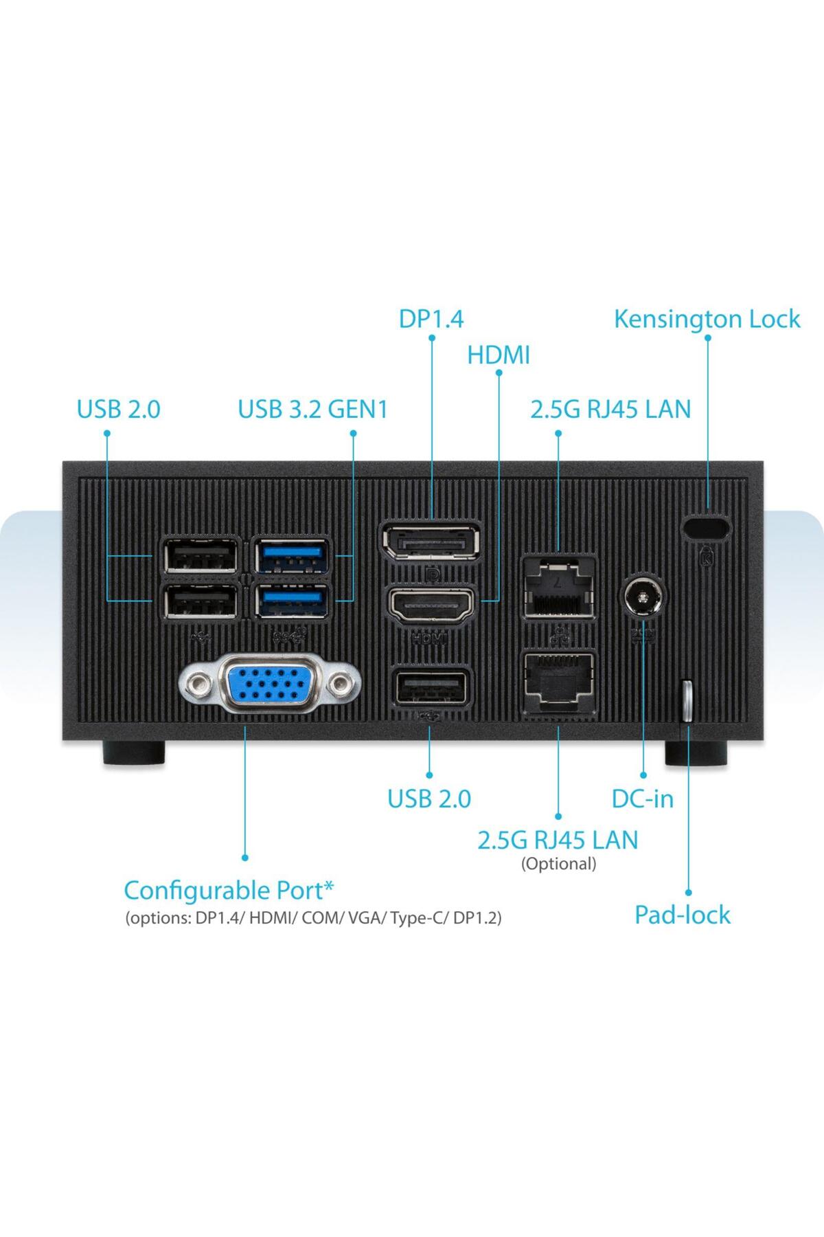 ASUS PN42-SN0285AV Intel Processor N100 4GB DDR4 128GB M.2 SSD