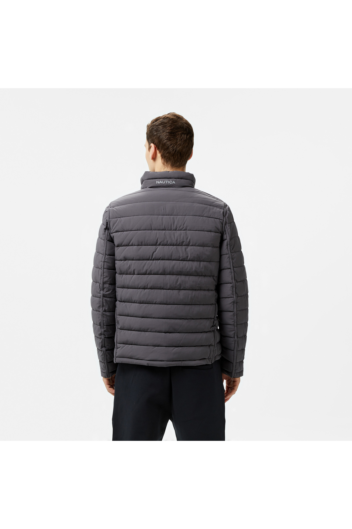 Nautica Erkek Siyah Regular Fit Çift Taraflı Mont görsel 7