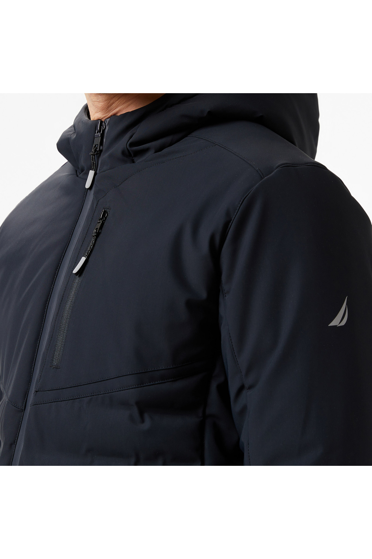 Nautica Erkek Siyah Regular Fit Mont görsel 4