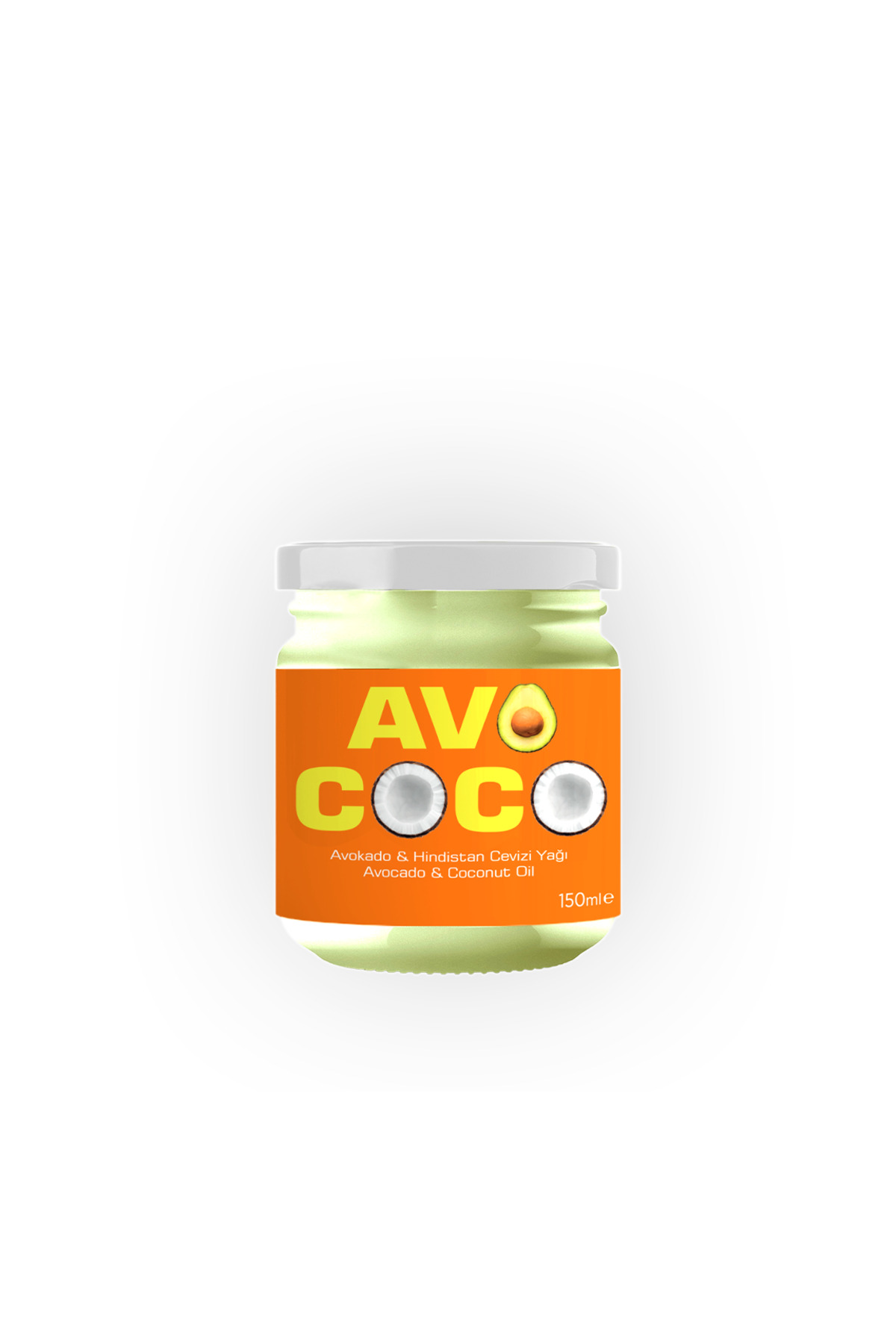 %100 Avococo Avokado & Hindistan Cevizi Yağı 150ML (Soğuk Sıkım) — AVOCOCO150