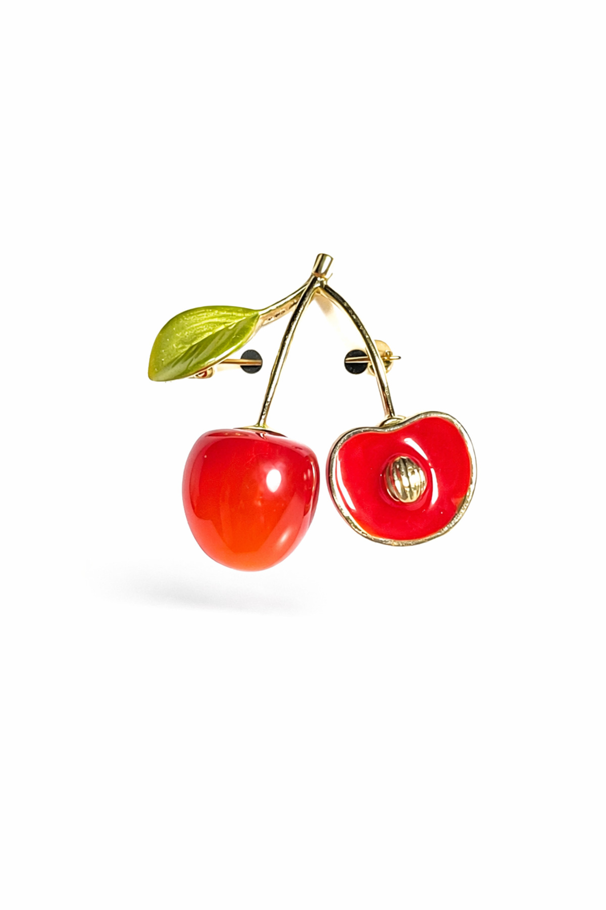 Cherry Glow Kiraz Broş