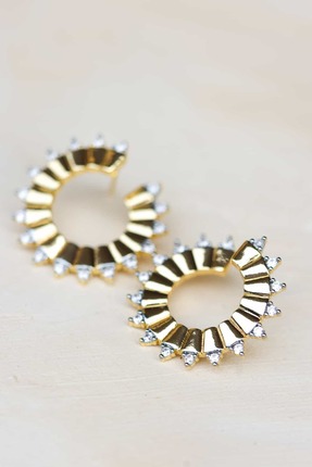 ARİNNA JEWELS Eternal Motion 14k altın kaplama , zirkon taş özel tasarım kadı...