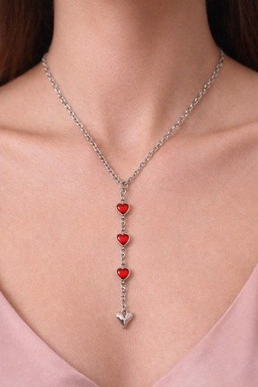 Markasız ucuz Aşk Dokunuşu Y Kolye