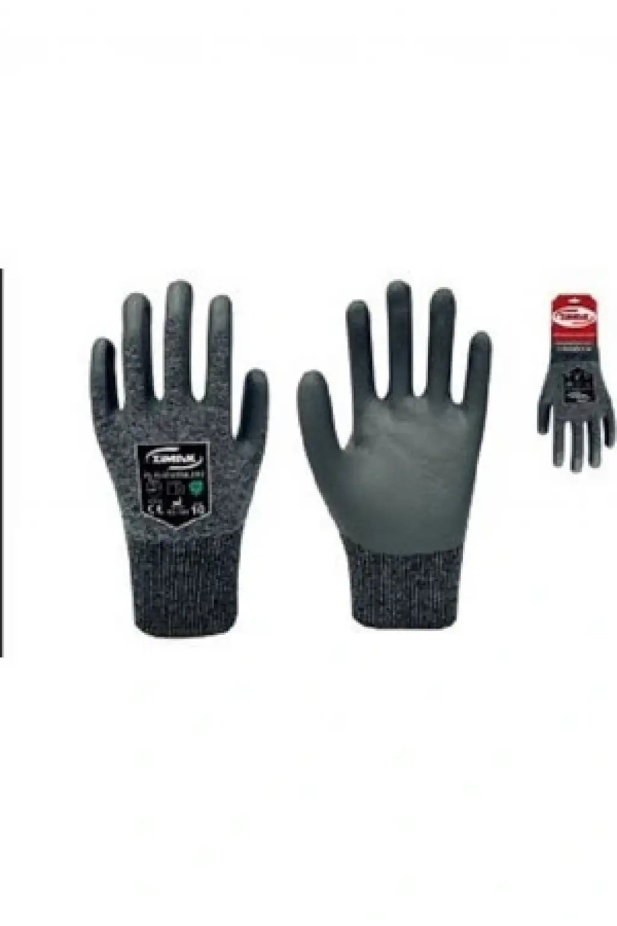 Zimak Nitril Kaplı İş Eldiveni Gri El-101