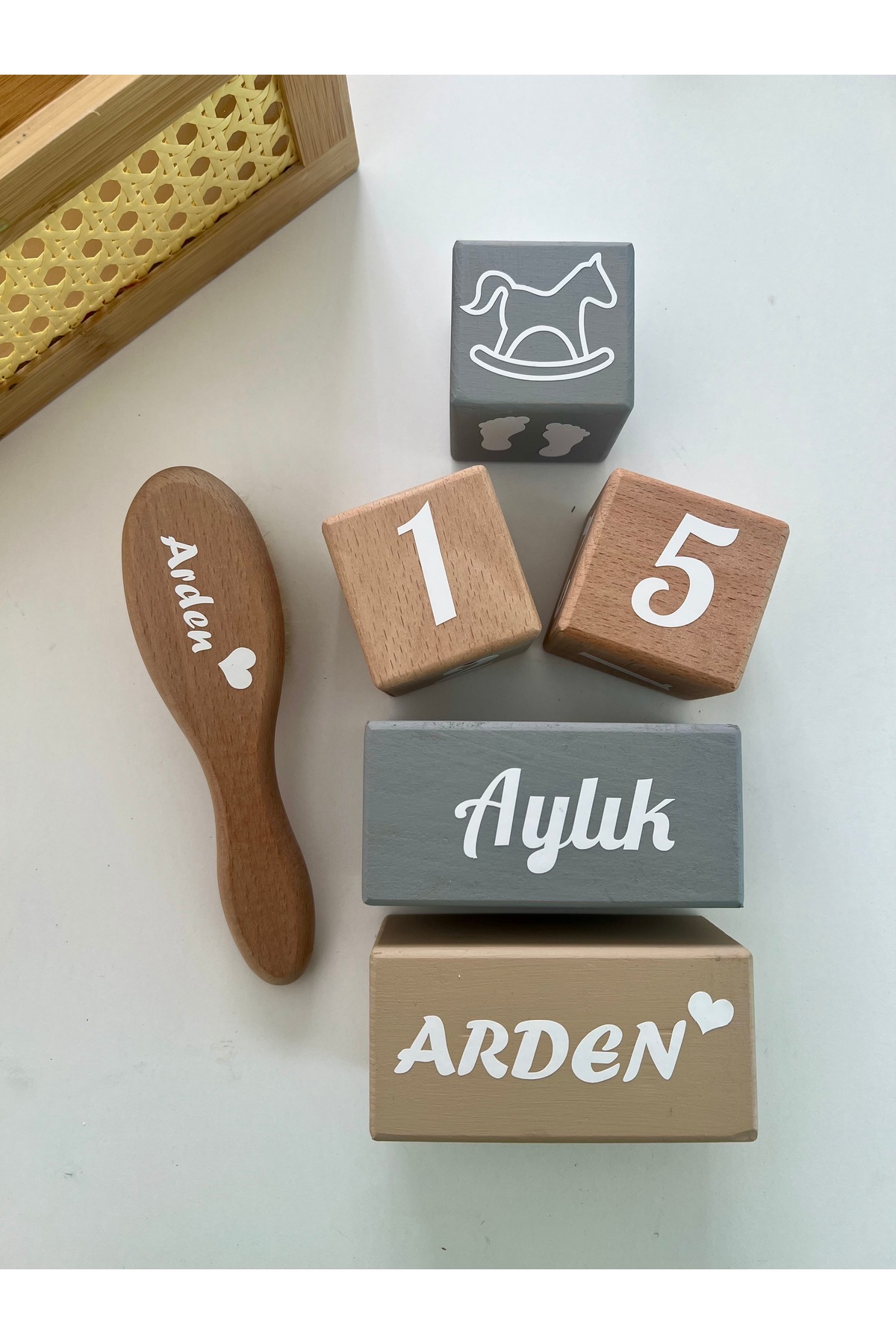 Bebek Anı küpü bebek çekim dekorasyon set