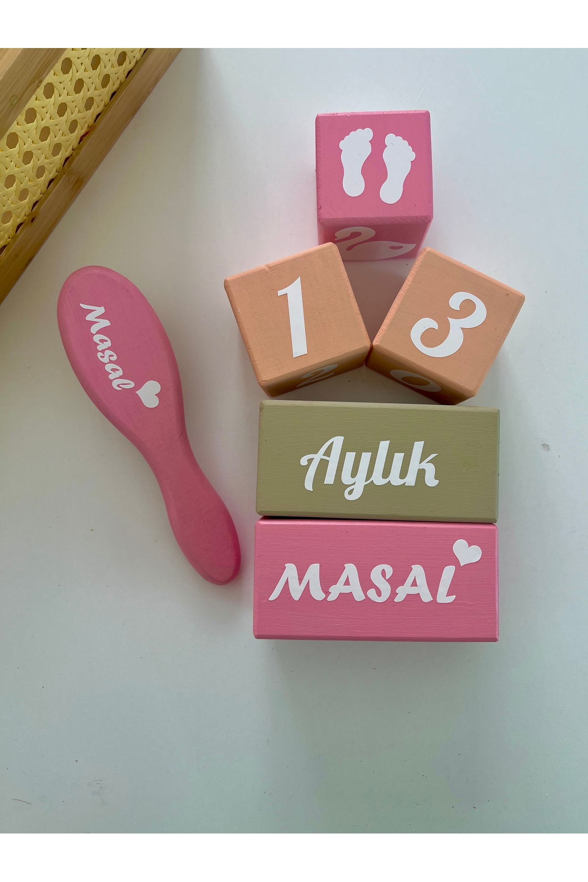 Bebek Anı küpü bebek çekim dekorasyon set