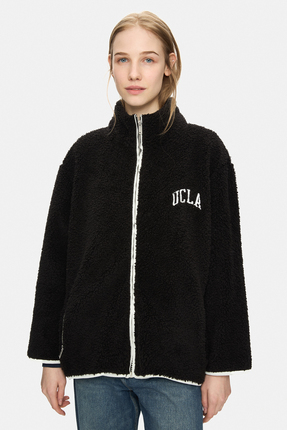 Ucla YUNA Siyah Polar Standard Fit Kadın Ceket